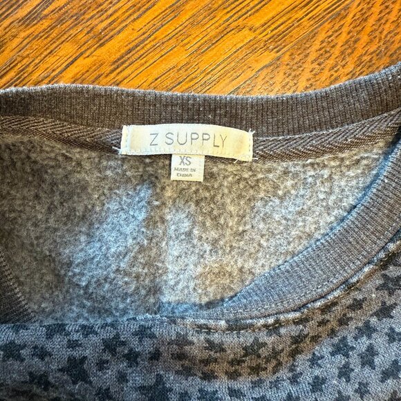 Z Supply Women's Cropped Crewneck Sweatshirt -- Extra Small - Picture 3 of 3